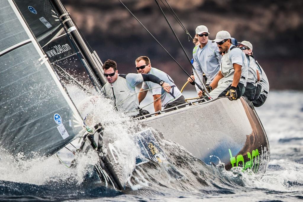 Team Aqua (GBR 2041) - 2013 RC44 Match Racing Championship in Calero Marinas © RC44 Martinez Studio